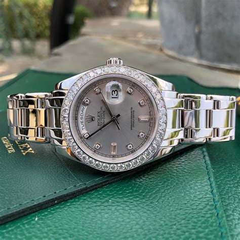 rolex platinum pearlmaster cena|Rolex model 18946.